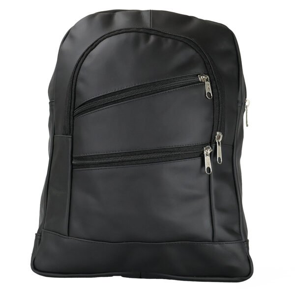 Mochila de Piel Casual Escolar Resistente Uso Rudo - Imagen 2