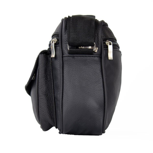 Mariconera Casual de Piel Unisex Ixaga Resistente Mod: Broche - Imagen 7