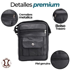 Mariconera de piel genuina para uso diario Mod: Broche - Thumbnail Image 8