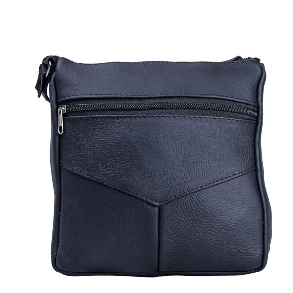 Bolsa Negra Ixaga Leather de Piel Genuina Crossbody para Mujer, Elegante - Imagen 2