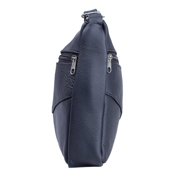 Bolsa Negra Ixaga Leather de Piel Genuina Crossbody para Mujer, Elegante - Imagen 7