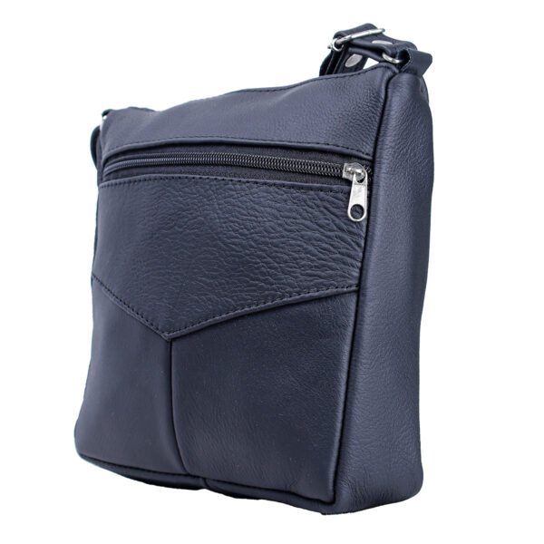 Bolsa Negra Ixaga Leather de Piel Genuina Crossbody para Mujer, Elegante - Imagen 6
