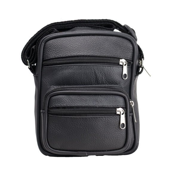 Bandolera Compacta de Piel Uso Rudo Casual Resistente - Imagen 2