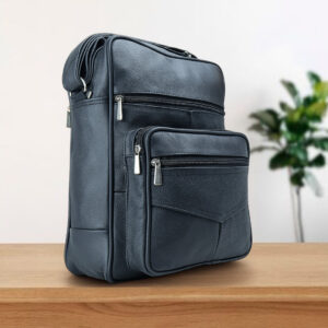 Bandolera de Piel Amplia Casual Uso Rudo Resistente