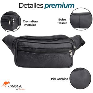 Canguro Táctico De Piel Bolsa Completa: Resistente Al Agua Y Trabajo Pesado Ixaga - Thumbnail Image 7
