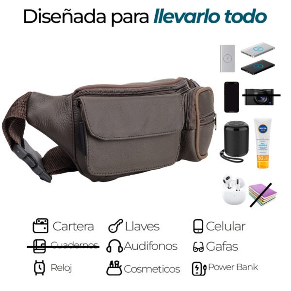Canguro de Piel Porta Celular Resistente - Imagen 6