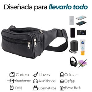 Canguro Táctico De Piel Bolsa Completa: Resistente Al Agua Y Trabajo Pesado Ixaga - Thumbnail Image 8