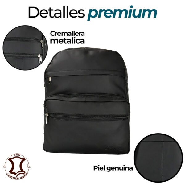 Mochila Ejecutiva de Cuero para Trabajo - Imagen 4