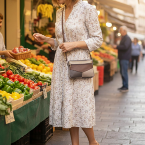 Bolsa Ximena Ixaga Leather de Piel Genuina Crossbody para Mujer, Diseño Casual y Elegante