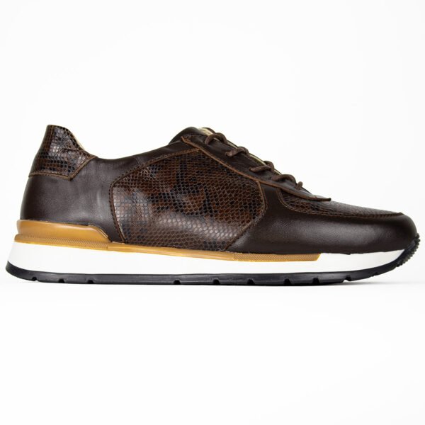 Tenis Casual de Hombre Piel Grabada Exótica Alexander's Shoes - Imagen 2
