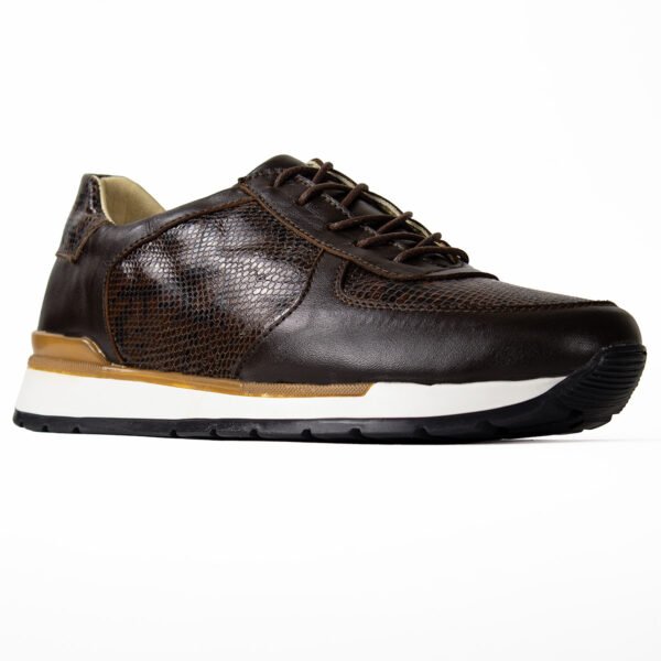 Tenis Casual de Hombre Piel Grabada Exótica Alexander's Shoes - Imagen 4