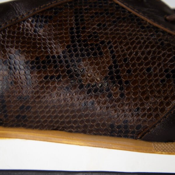 Tenis Casual de Hombre Piel Grabada Exótica Alexander's Shoes - Imagen 7