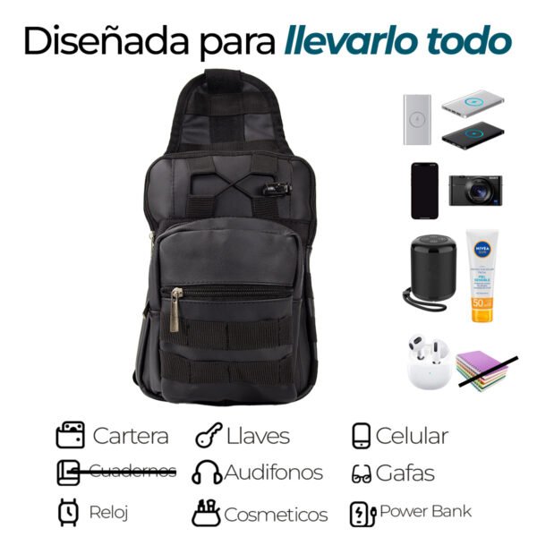 Pechera Táctica de Piel Resistente Uso Rudo Ixaga - Imagen 5