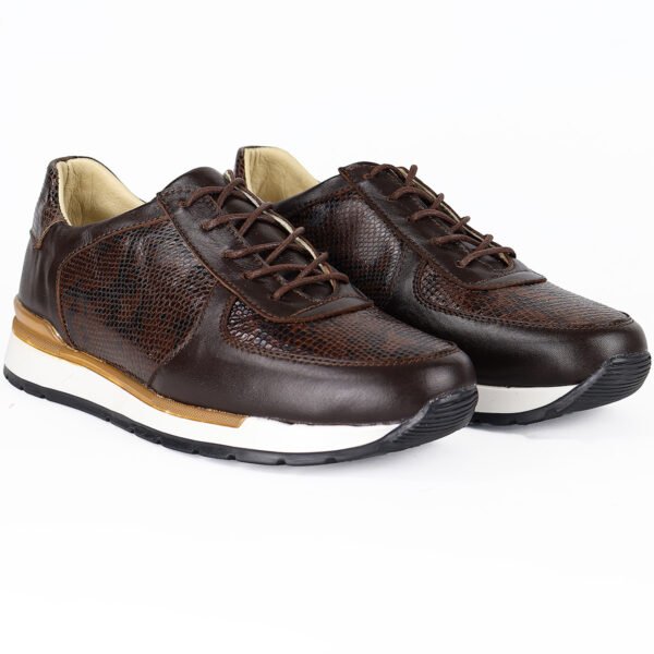 Tenis Casual de Hombre Piel Grabada Exótica Alexander's Shoes - Imagen 9