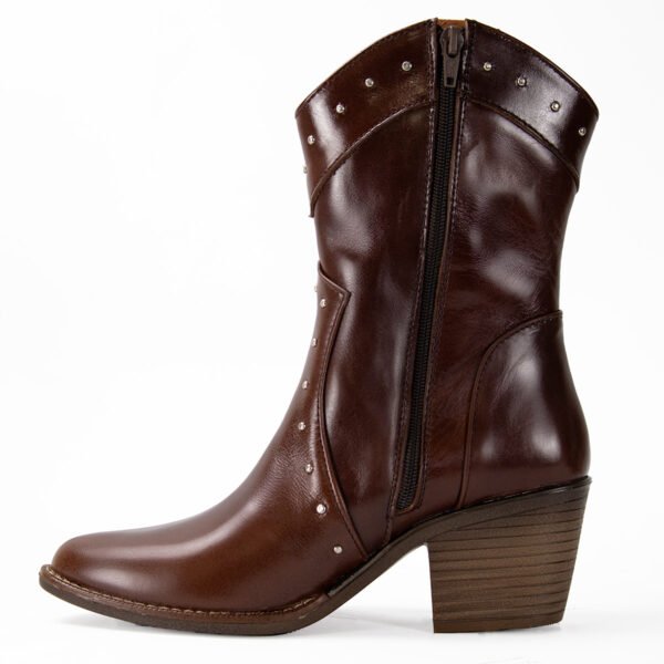 Bota Vaquera de Piel con  para Dama Grego Shoe's - Imagen 4