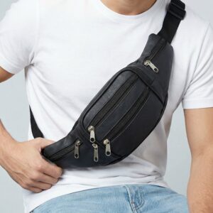 Canguro de Piel Jumbo Multi Cierres Resistente